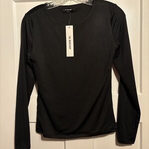 Elegant Black Long Sleeve Tee